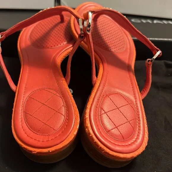 Authentic Chanel logo mules - Picture 12 of 16